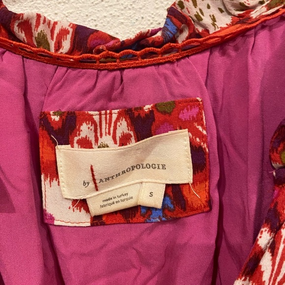 Anthropologie Robin Tiered Mini Dress Size Small EUC - Picture 3 of 5